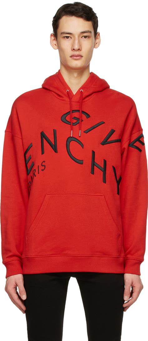 givenchy red hoodie